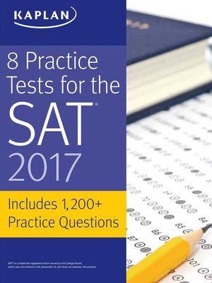 cover image of 8 Practice Tests for the SAT 2017